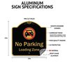 Signmission Traffic Entrance Sign Entrance Only, Black & Gold Aluminum Sign, 18" x 18", BG-1818-24409 A-DES-BG-1818-24409